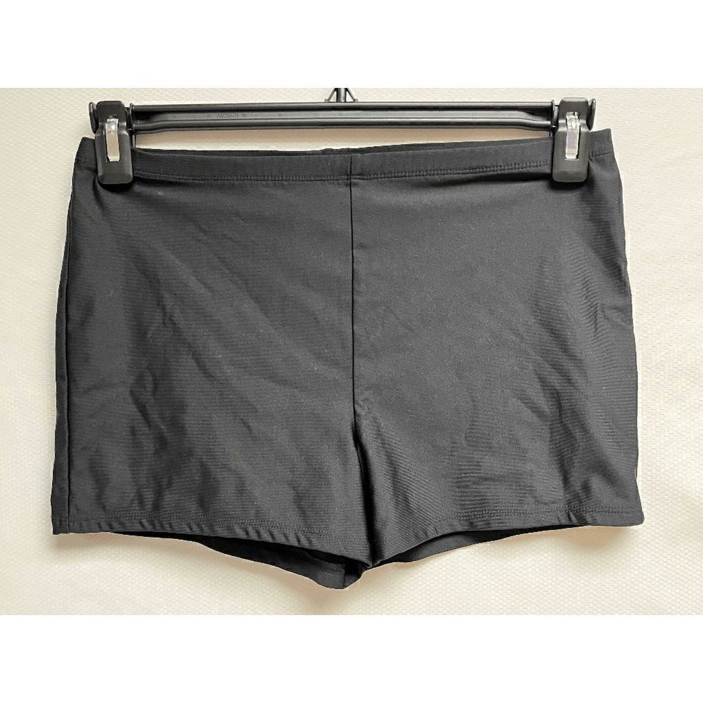 Merona Womens Mid rise Mid Waist Swimwear Bikini Bottom Black Size Small